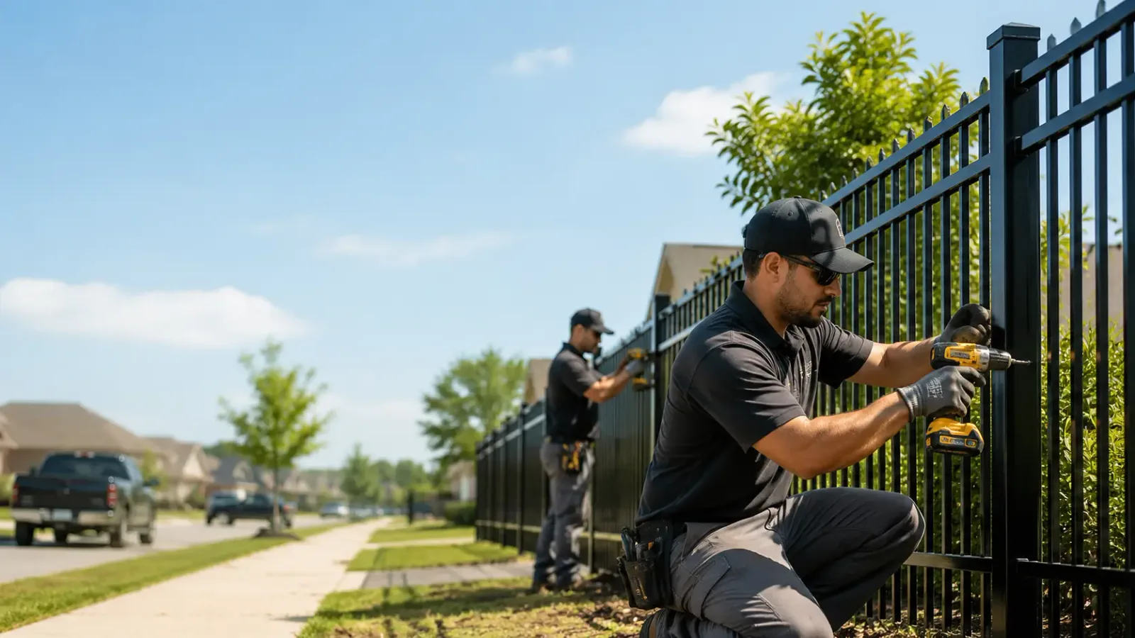 Metal Fence Installation in Sayville, NY